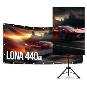 Lona Fosca 440gr Lona Fosca 440gr/m² Personalizado   Sem Acabamento Produção em 3 Dias Úteis